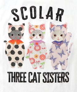 おしゃれネコシスターズ チュール重ね袖ワンピ-10