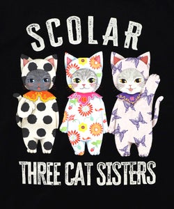 おしゃれネコシスターズ チュール重ね袖ワンピ-12