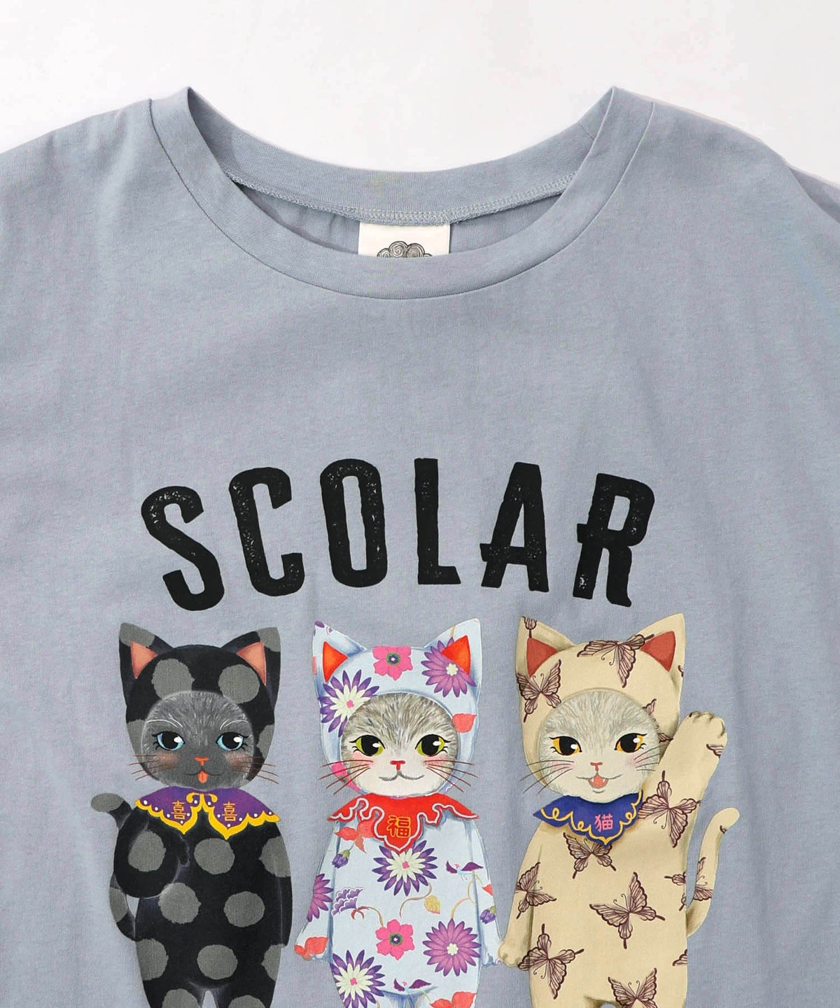 おしゃれネコシスターズ チュール重ね袖ワンピ-15