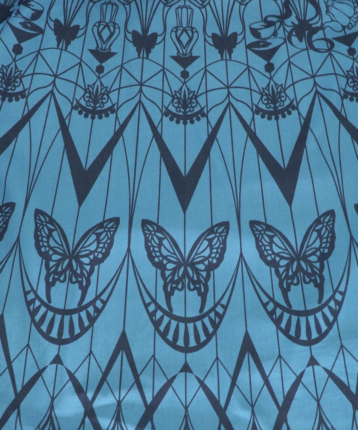 ゴシック柄チュール重ねリバーシブルスカート-16