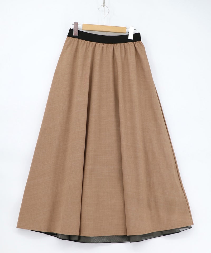 ゴシック柄チュール重ねリバーシブルスカート-18