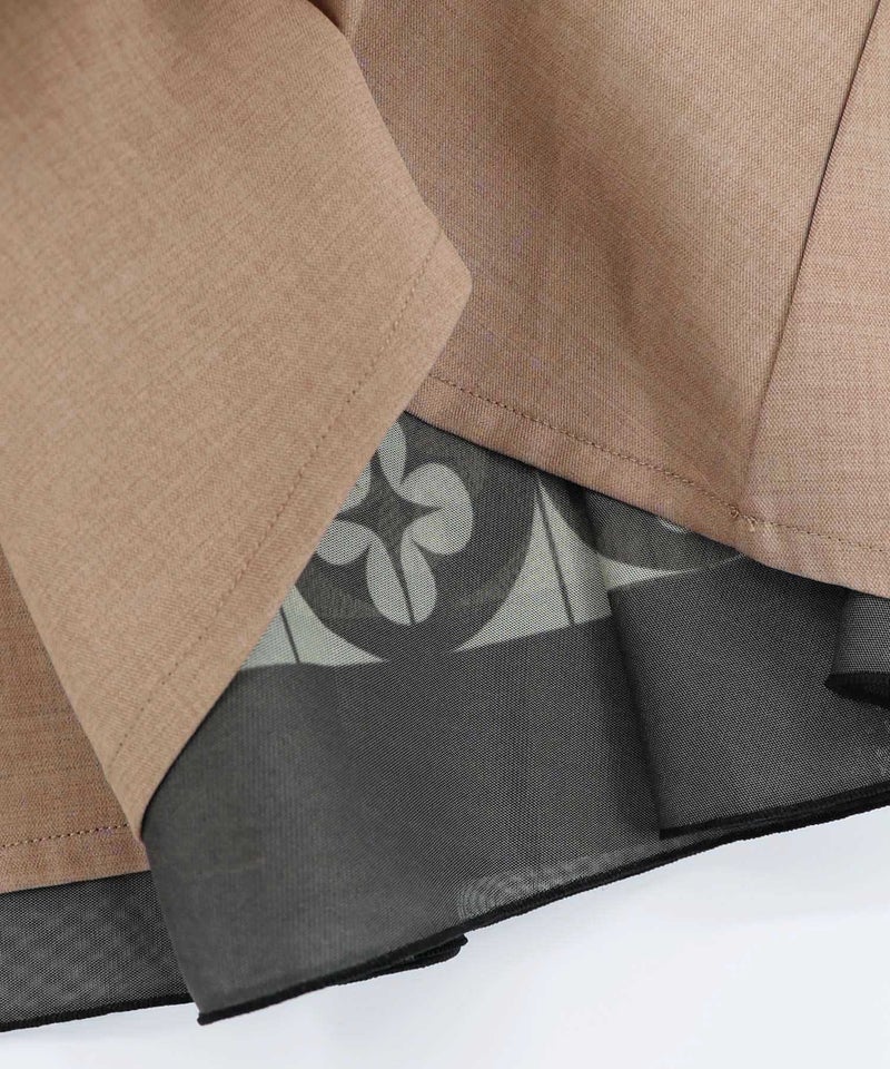 ゴシック柄チュール重ねリバーシブルスカート-26