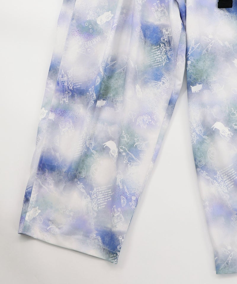 メルヘン恐竜柄orレトロ障子柄 ベルト付きパンツ-25