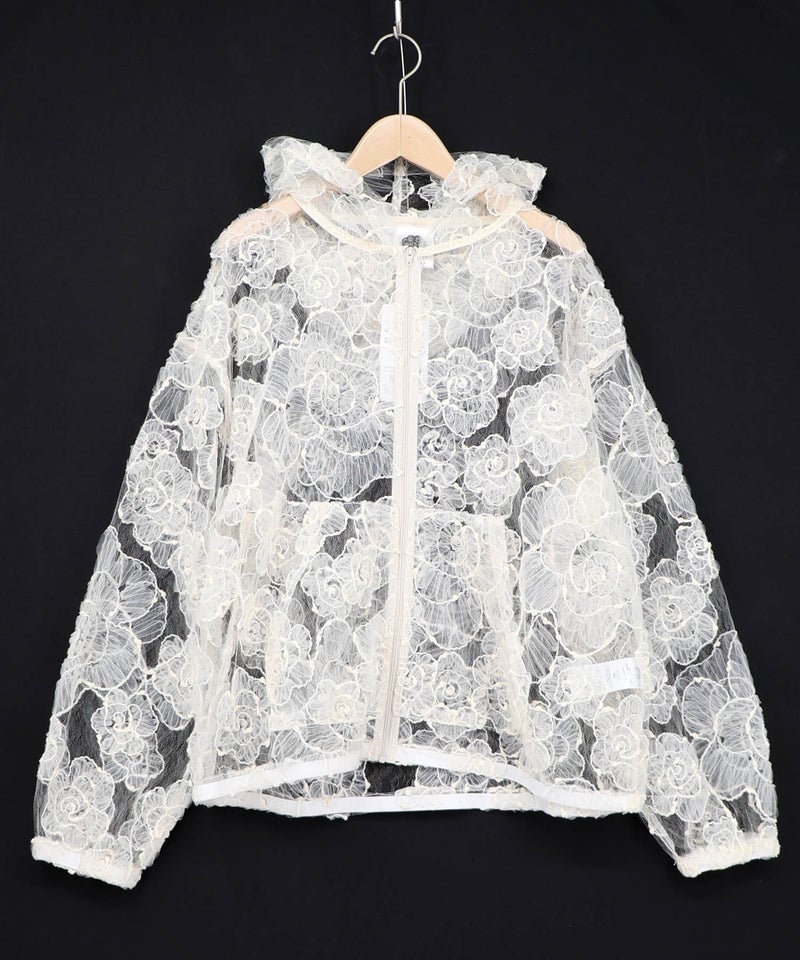 花レースパーカー-9