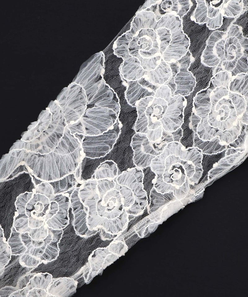 花レースパーカー-10