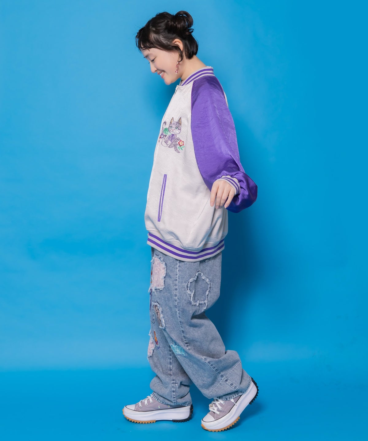 リバーシブル刺繍ブルゾン-6