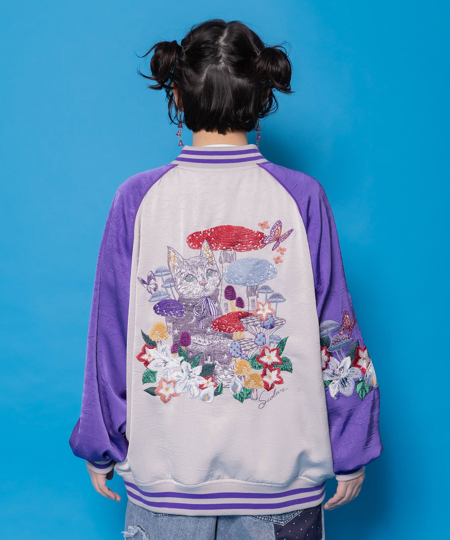 公式店限定】161639：リバーシブル刺繍ブルゾンの通販-ScoLar