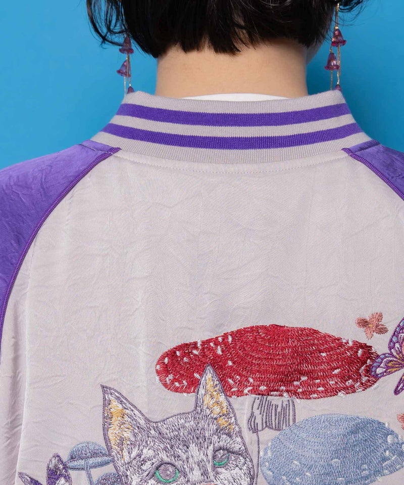 リバーシブル刺繍ブルゾン-8