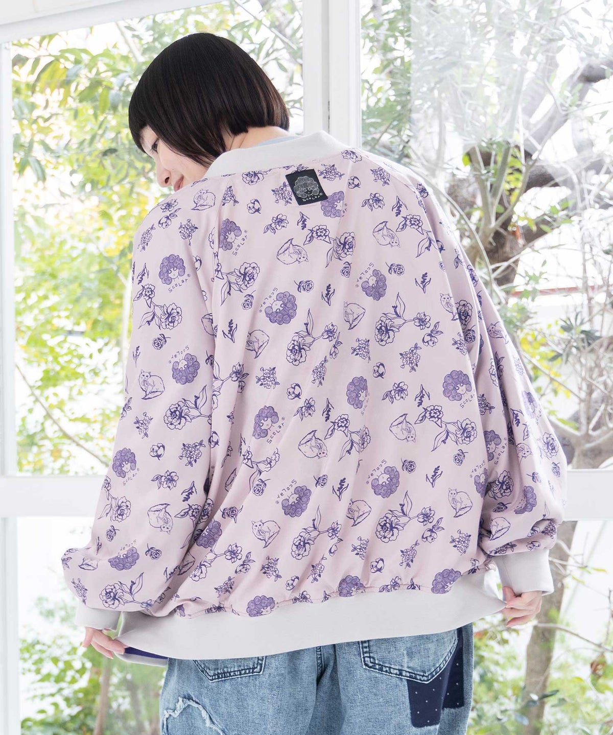 リバーシブル刺繍ブルゾン-14