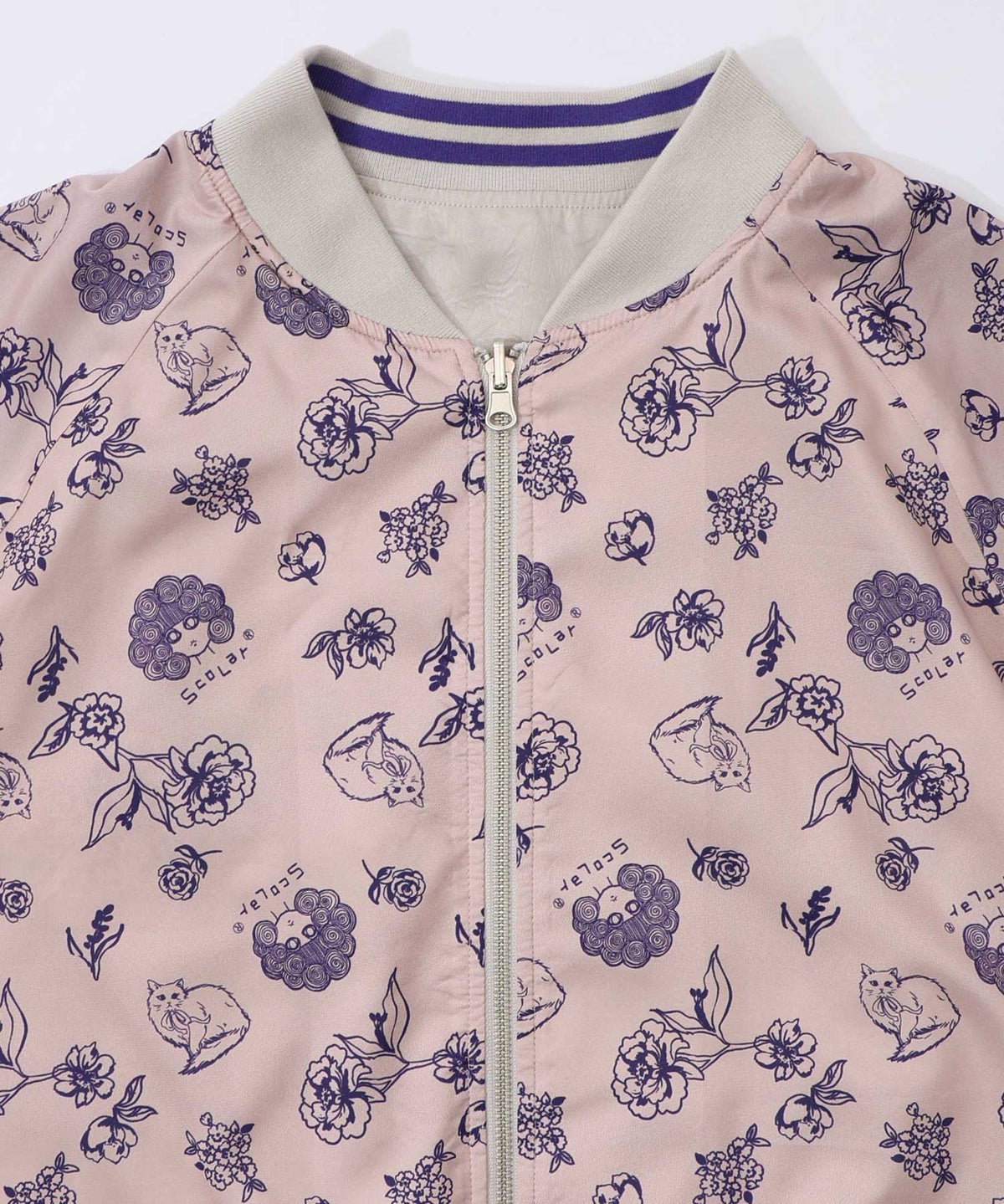 リバーシブル刺繍ブルゾン-22