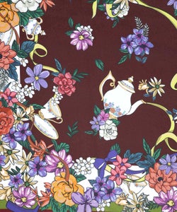 スカーフ柄巻きスカート付きパンツ-14