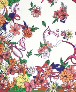 スカーフ柄巻きスカート付きパンツ-22