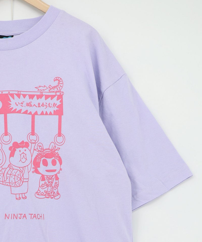 通勤Parity忍者柄Tシャツ-20