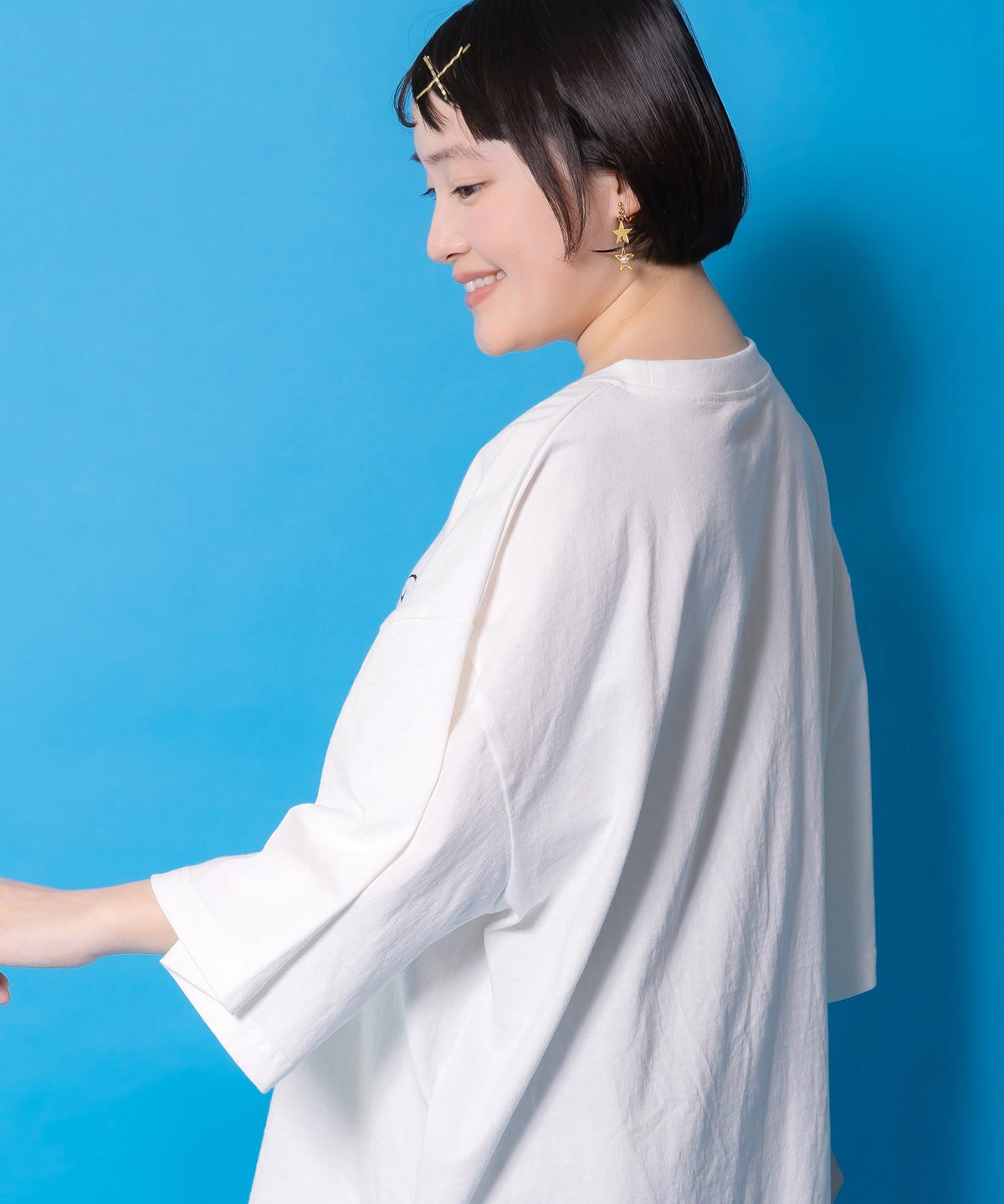 カセットテープにからまるネコTシャツ-7