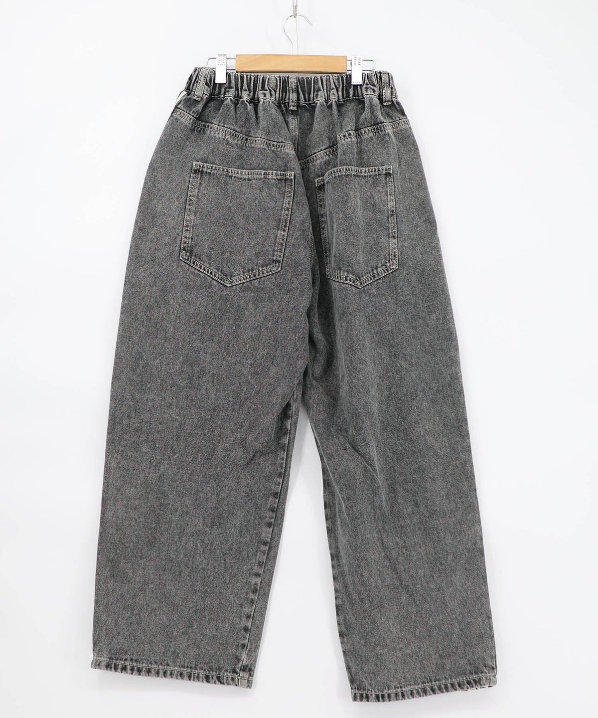 蝶ラインテープ付きデニムパンツ-15