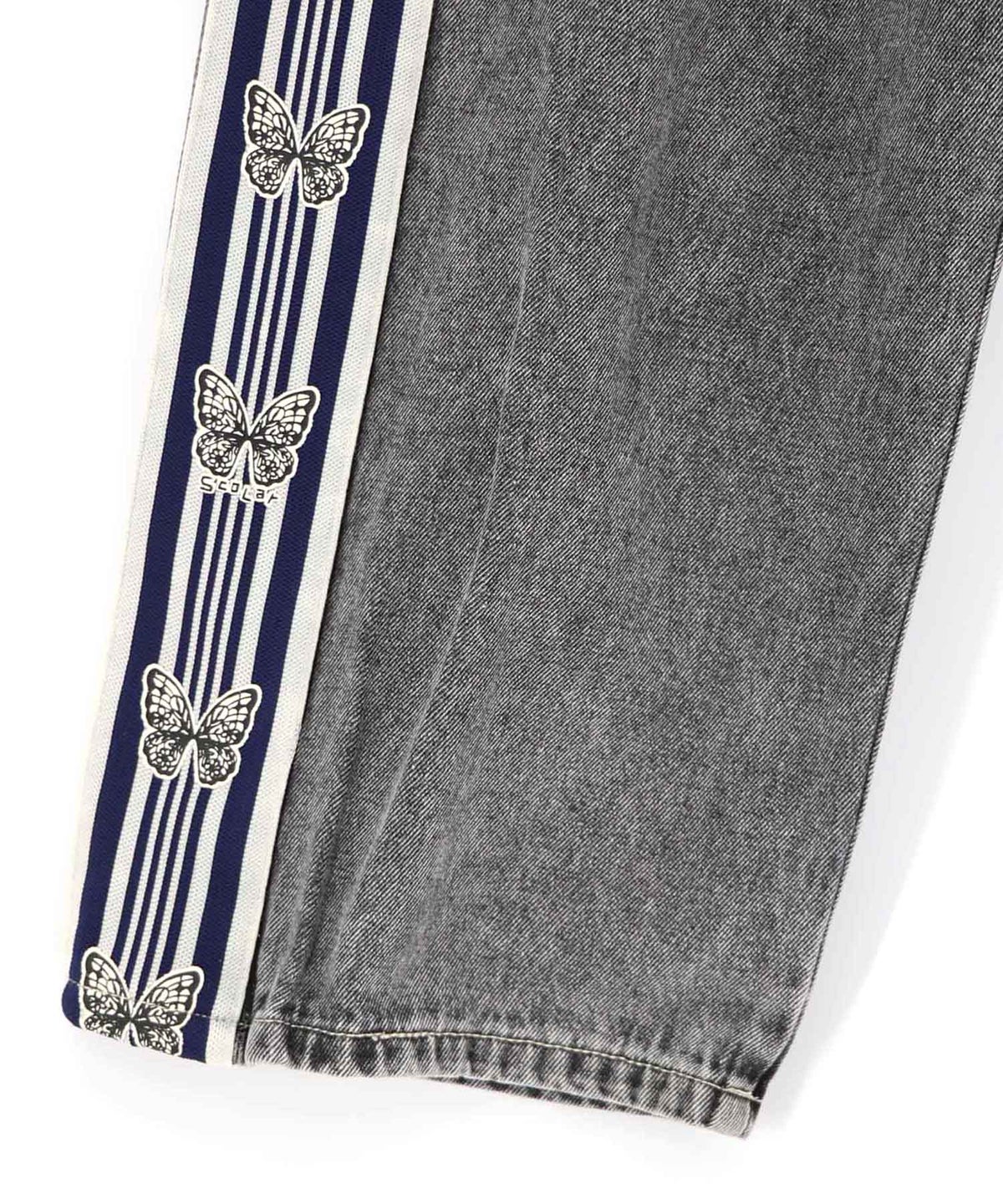 蝶ラインテープ付きデニムパンツ-24