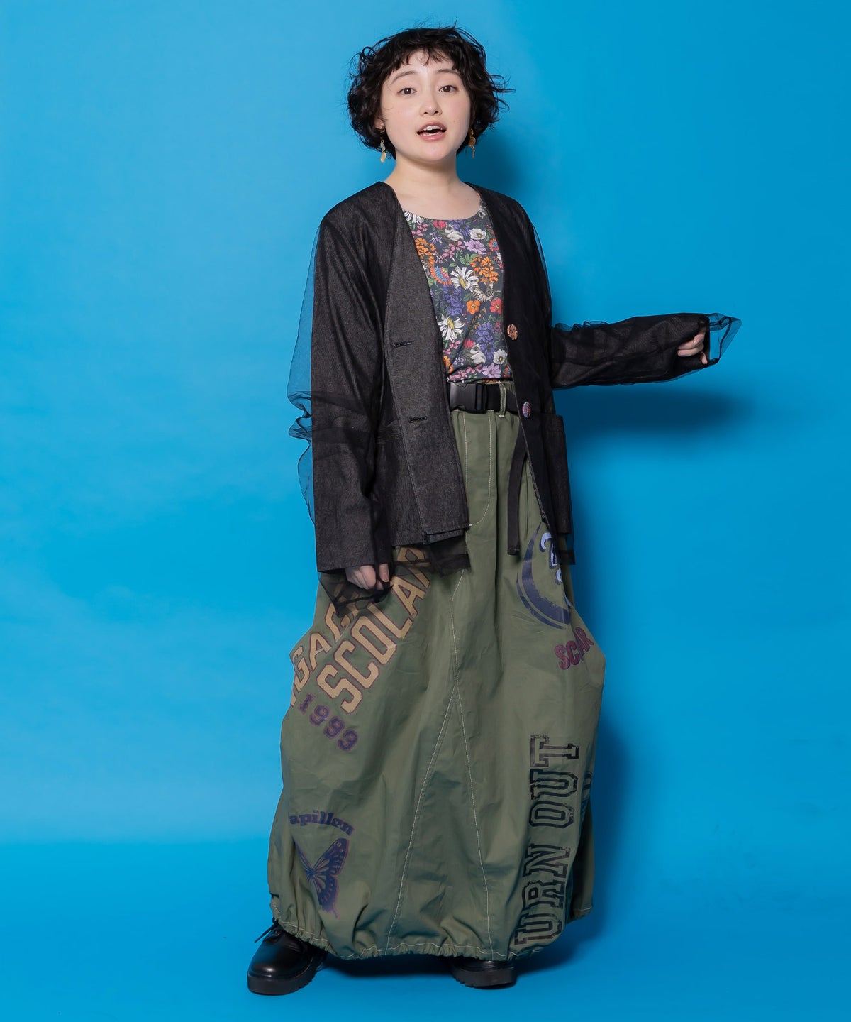 2柄展開 タンクトップ付き3wayTシャツセット-8