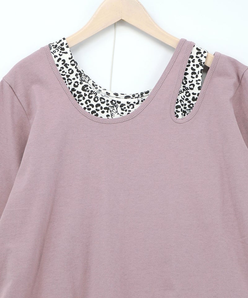 2柄展開 タンクトップ付き3wayTシャツセット-21