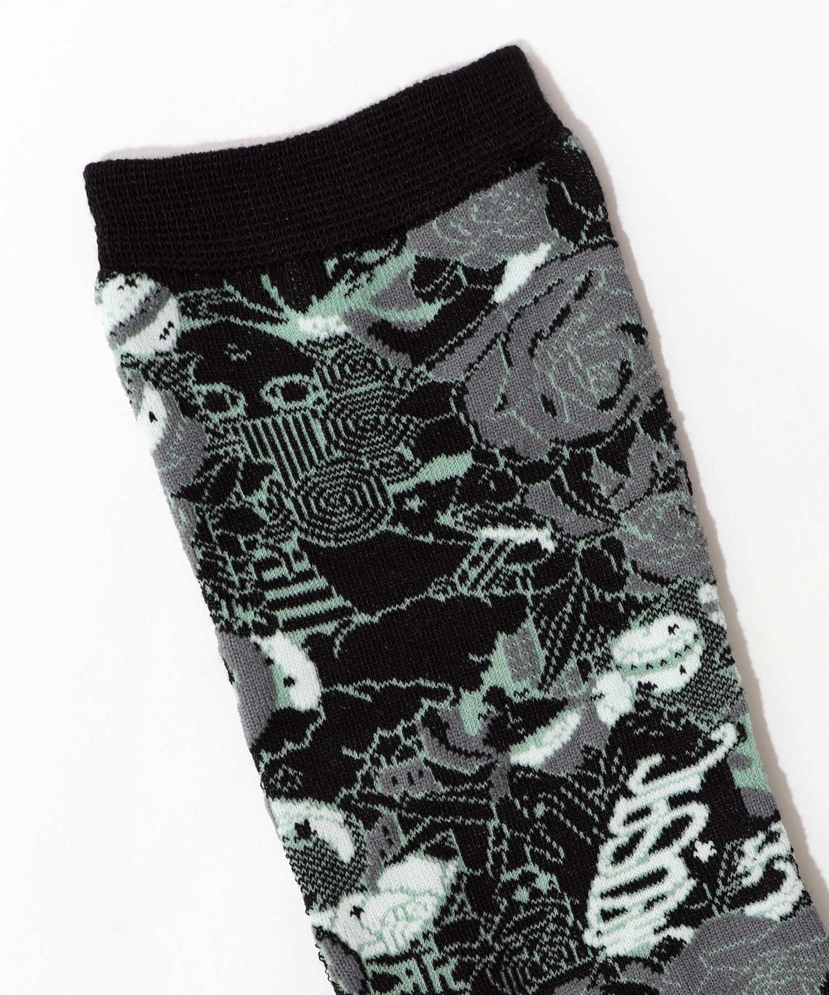 宇宙柄とスカラー柄ソックス-9