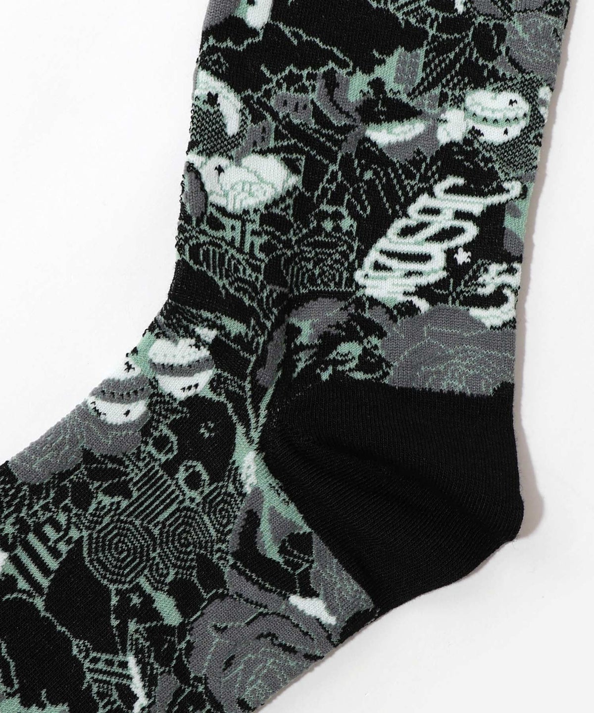 宇宙柄とスカラー柄ソックス-10