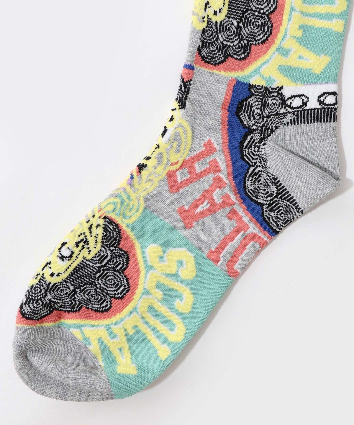 スカラーポップ柄ソックス-7