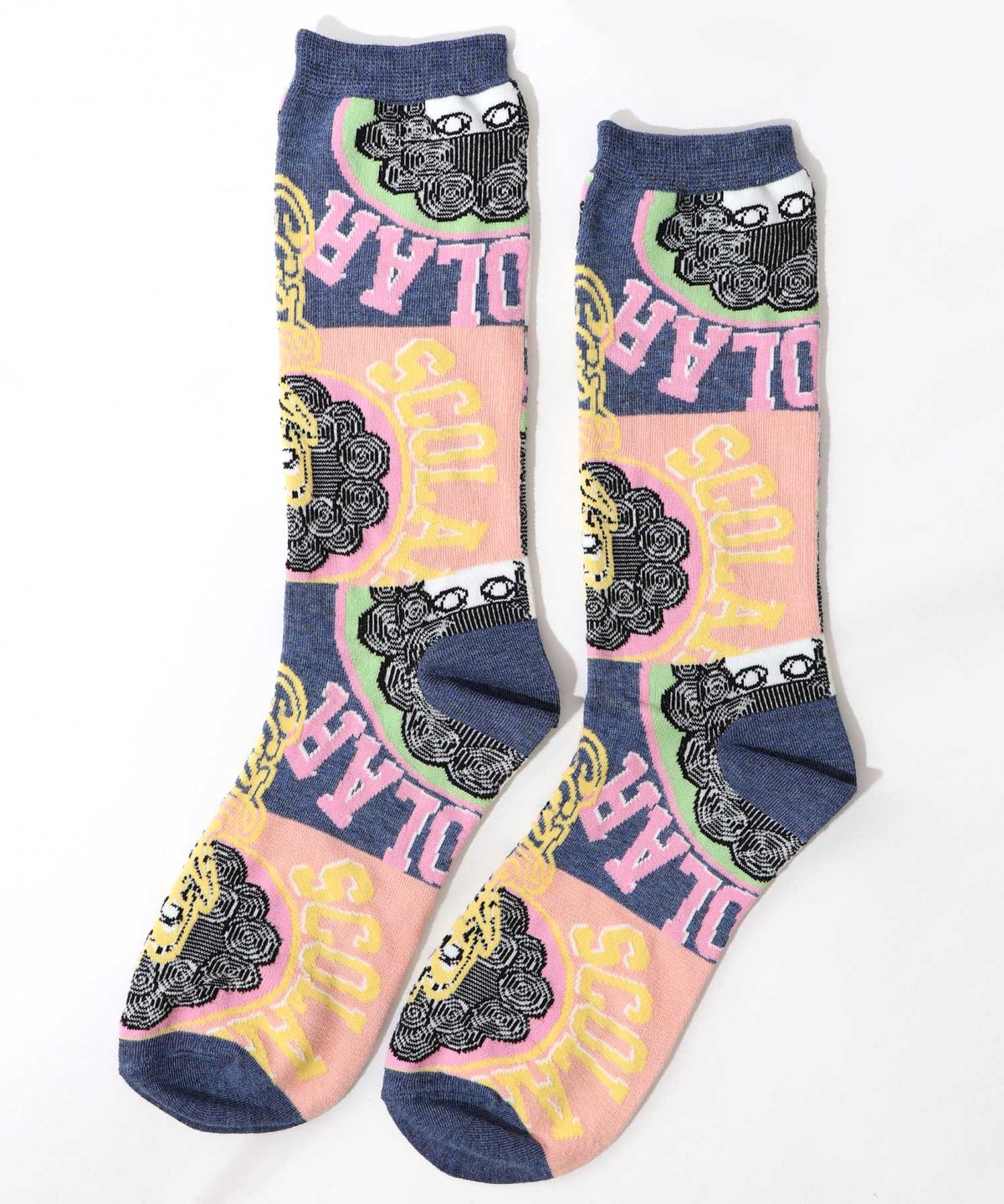 スカラーポップ柄ソックス-9