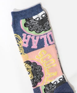 スカラーポップ柄ソックス-10