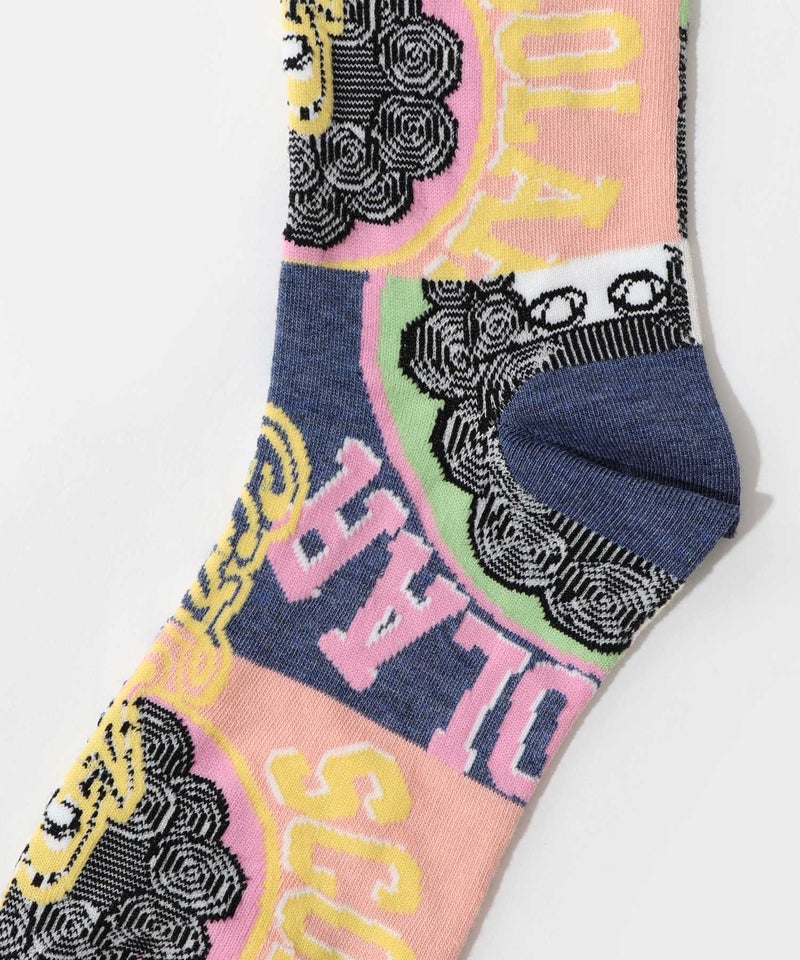 スカラーポップ柄ソックス-11