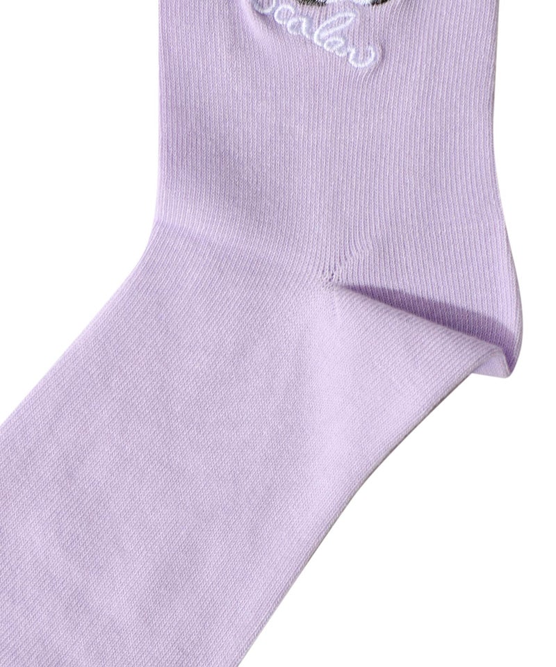 スカラーネコ柄刺繍ソックス-9