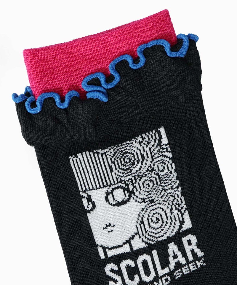 メロウフリルスカラー柄ソックス-9