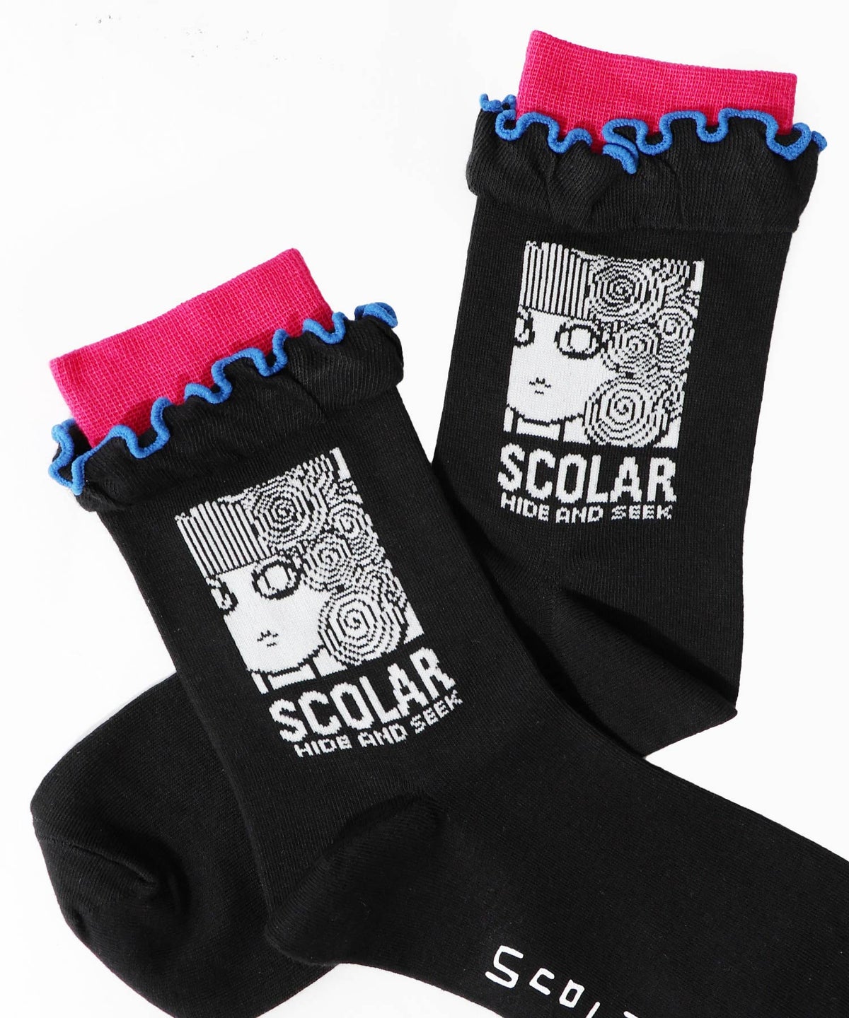 メロウフリルスカラー柄ソックス-12