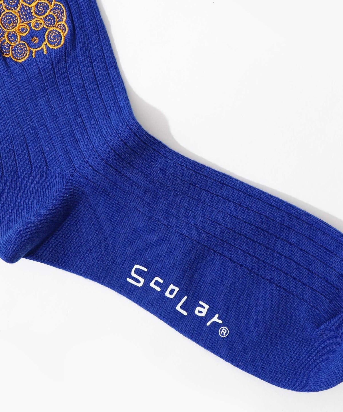 スカラー刺繍リブソックス-15