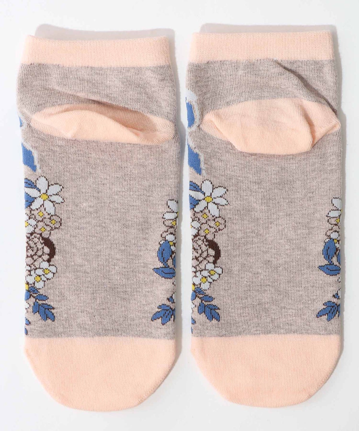 スカラーフロントネコ柄ソックス-5