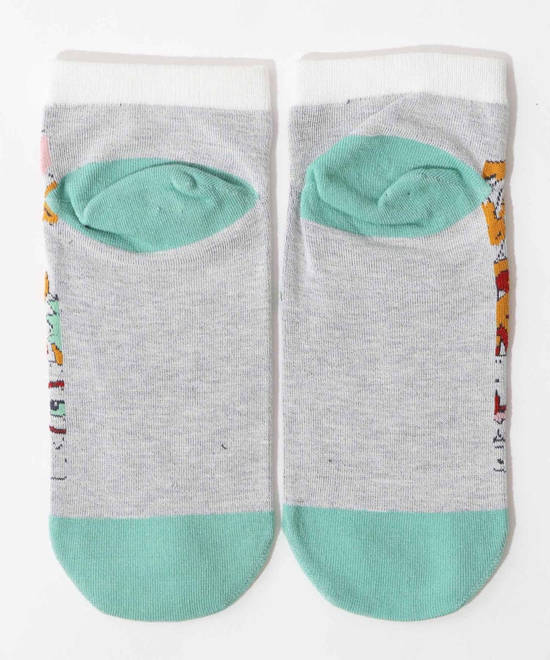 スカラーキャッツ柄ソックス-7