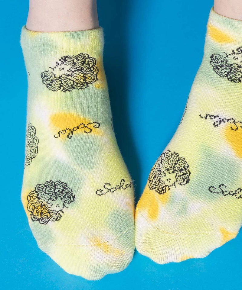 スカラータイダイ柄ソックス-2