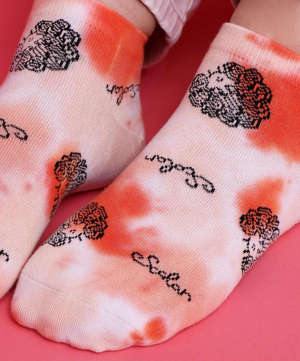 スカラータイダイ柄ソックス-4