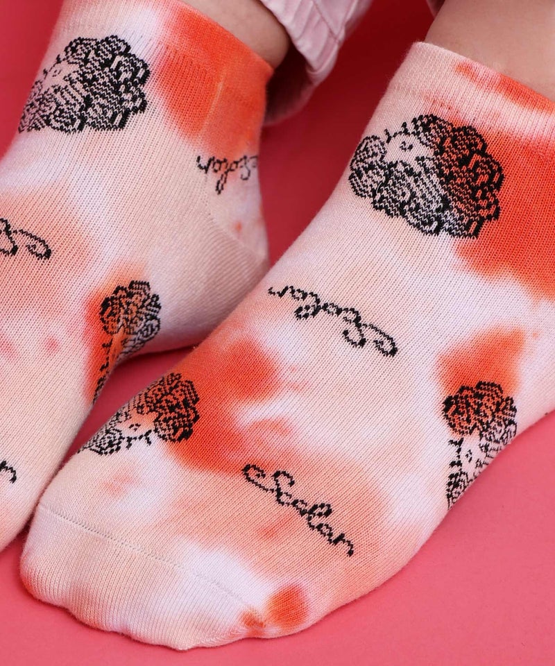 スカラータイダイ柄ソックス-4