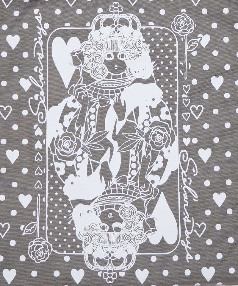 ハートの女王スカラーちゃん柄配色バッグ-6