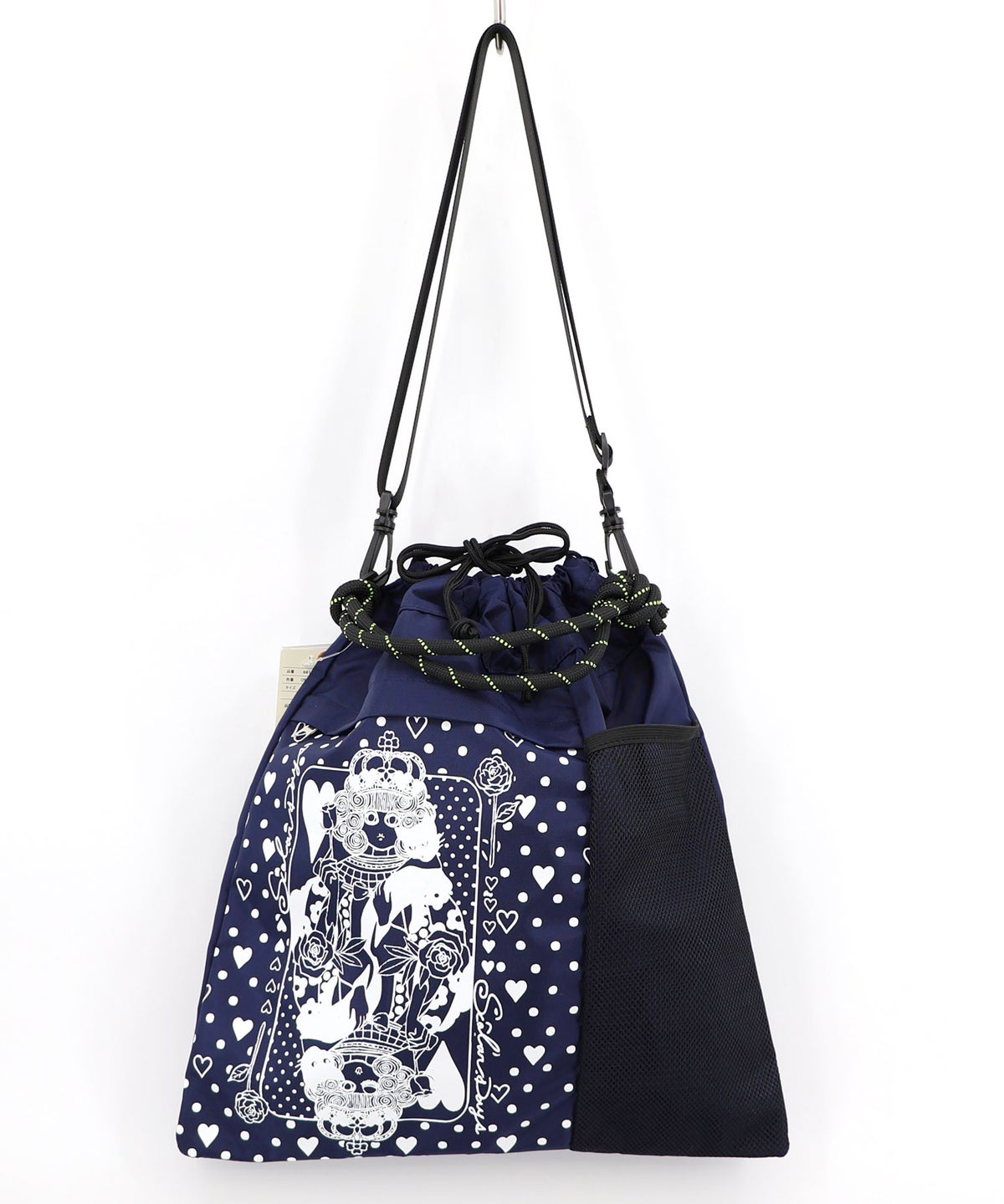 ハートの女王スカラーちゃん柄配色バッグ-9