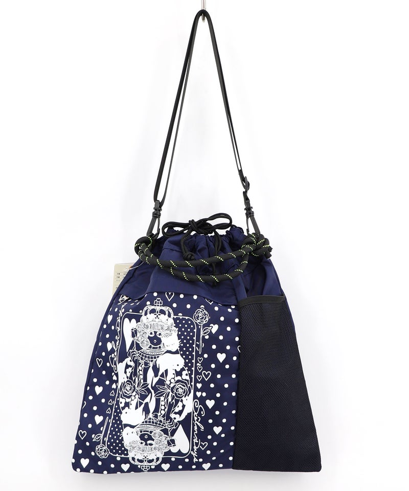 ハートの女王スカラーちゃん柄配色バッグ-9
