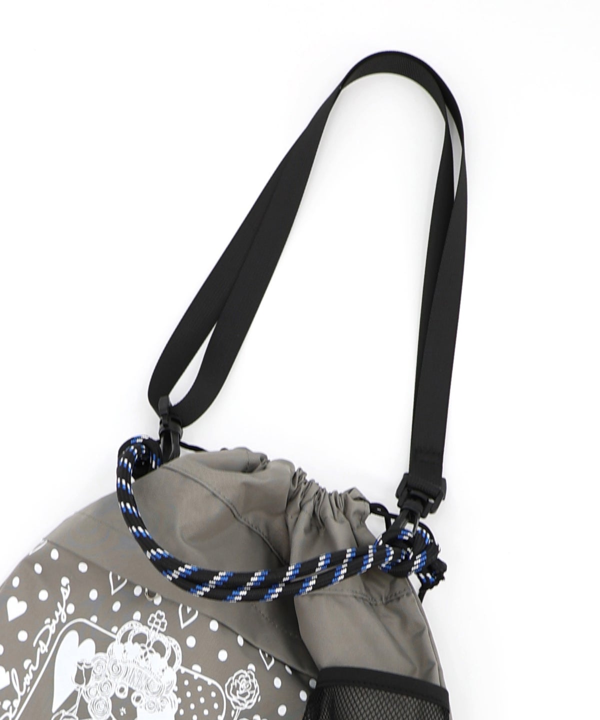 ハートの女王スカラーちゃん柄配色バッグ-14