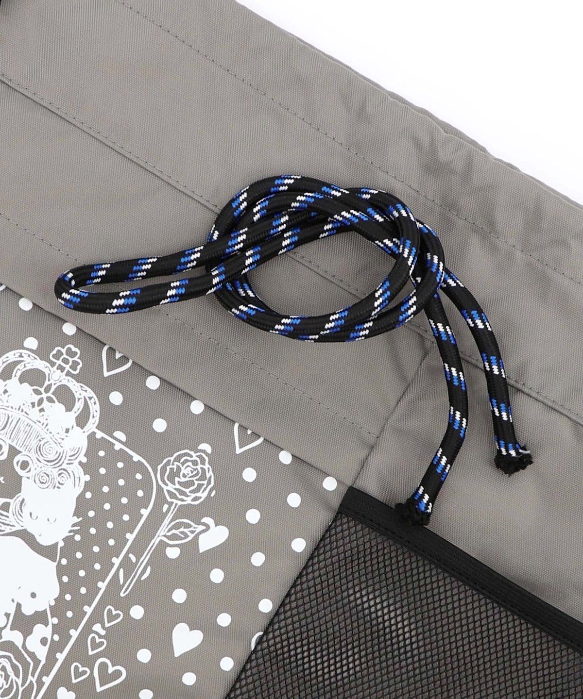 ハートの女王スカラーちゃん柄配色バッグ-17