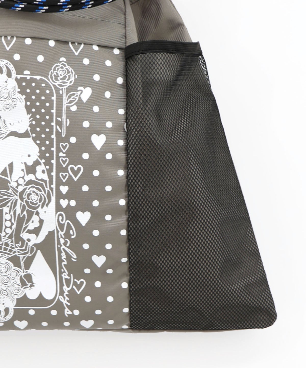 ハートの女王スカラーちゃん柄配色バッグ-20