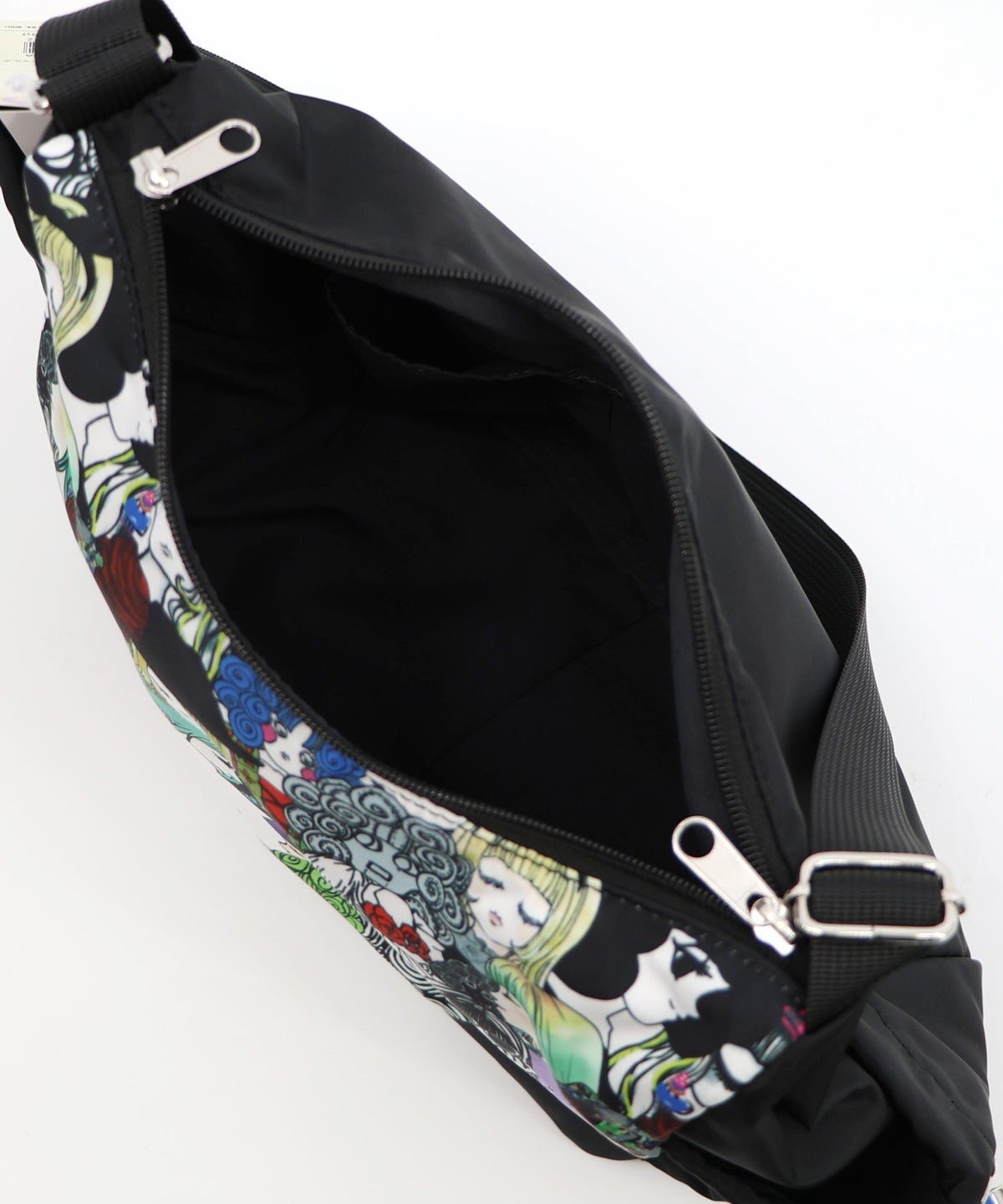 スカラーと女の子がいっぱい柄ショルダーバッグ-7