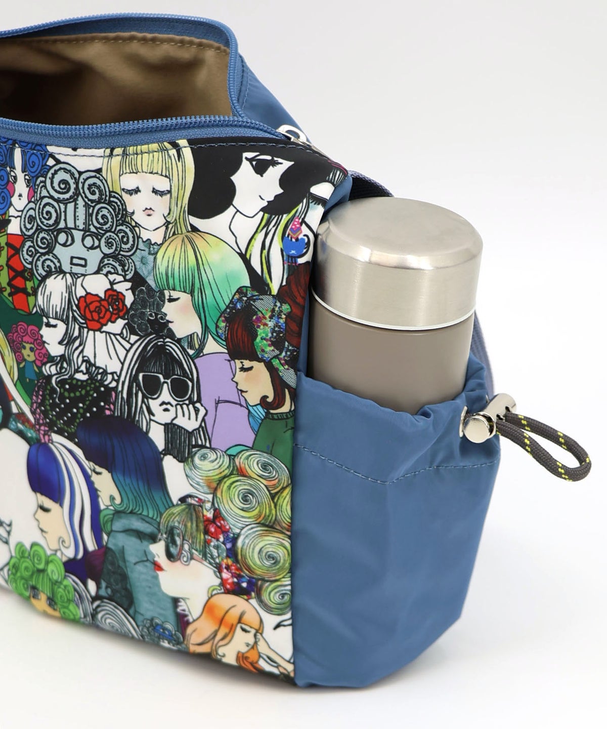 スカラーと女の子がいっぱい柄ショルダーバッグ-21