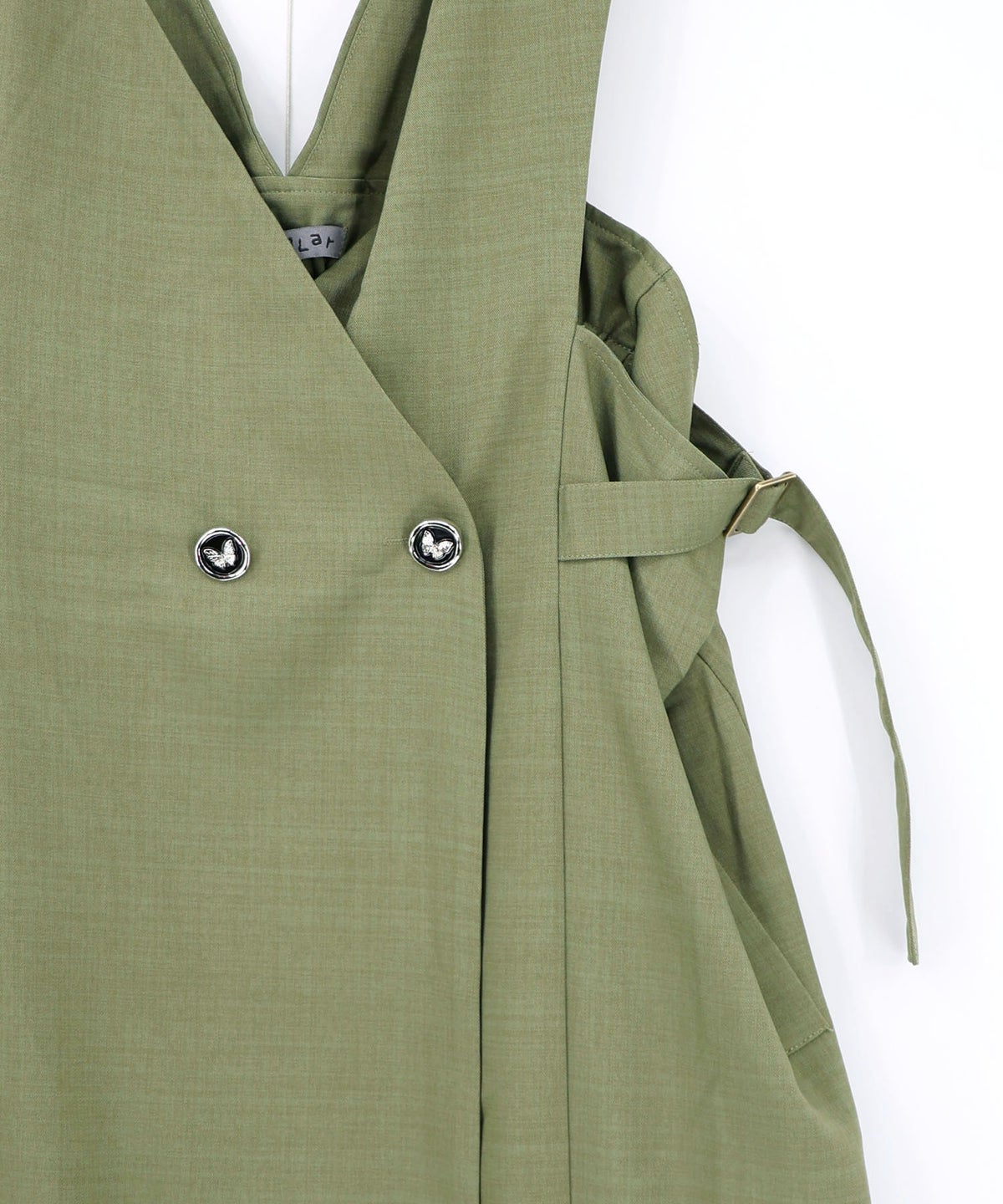 花蝶刺繍トレンチ風ジャンパースカート-23