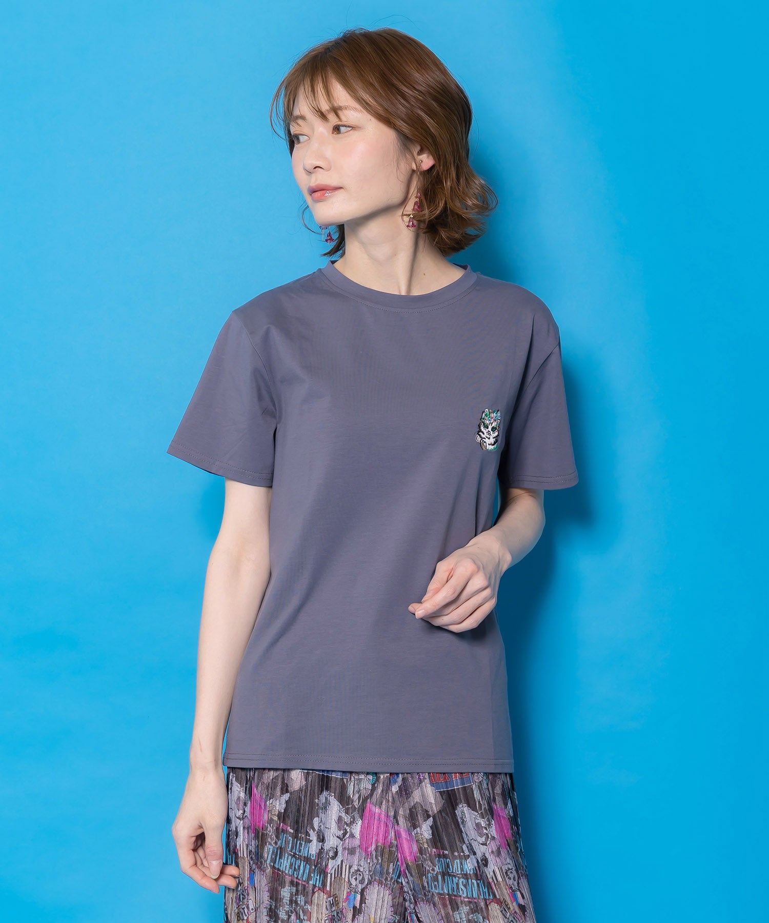 専用ページY148 161652：スカラーちゃんポーチ付き3柄展開キャラ刺繍Tシャツの通販-ScoLar ぬいぐるみ