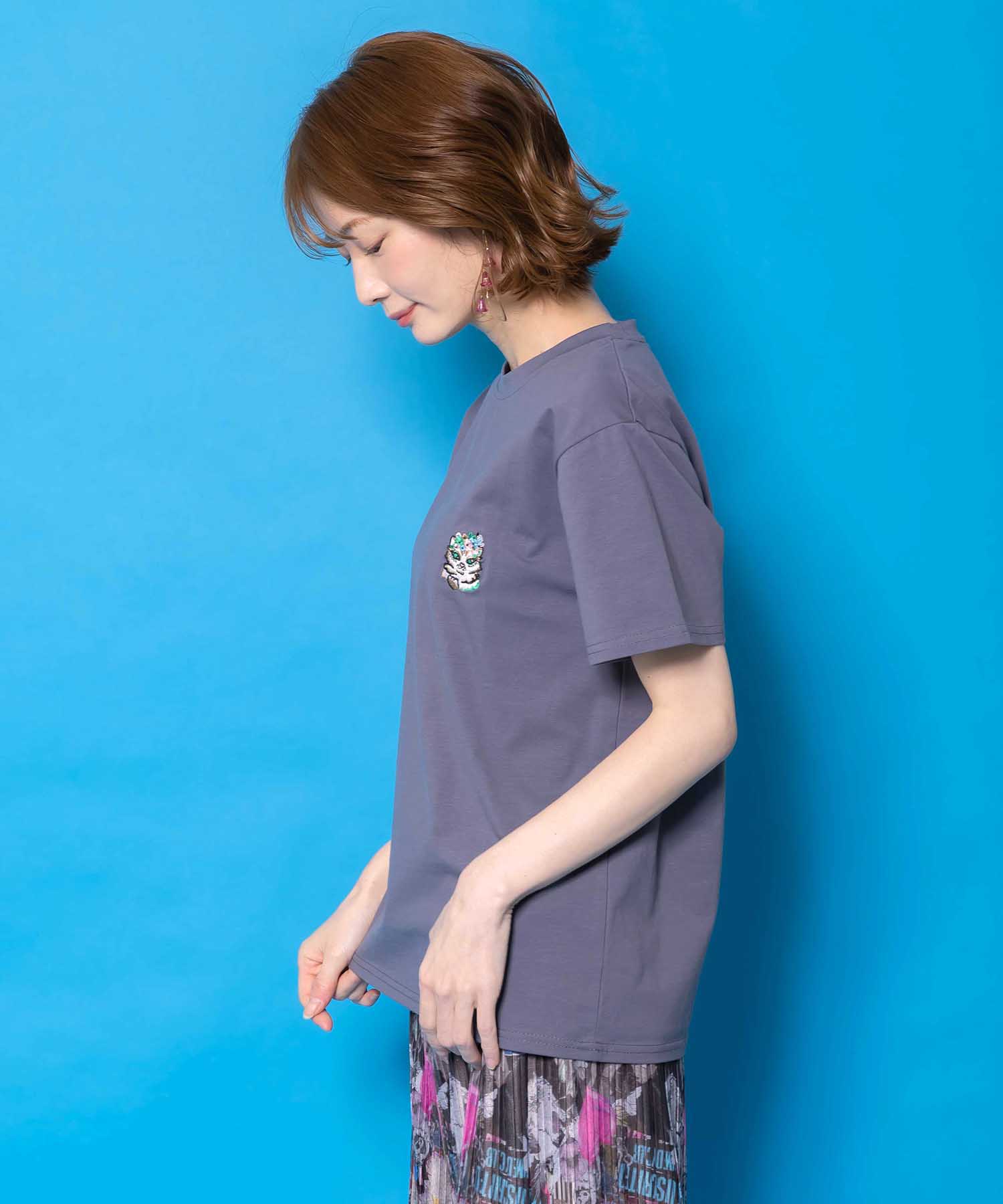 161652：スカラーちゃんポーチ付き3柄展開キャラ刺繍Tシャツの通販-ScoLar