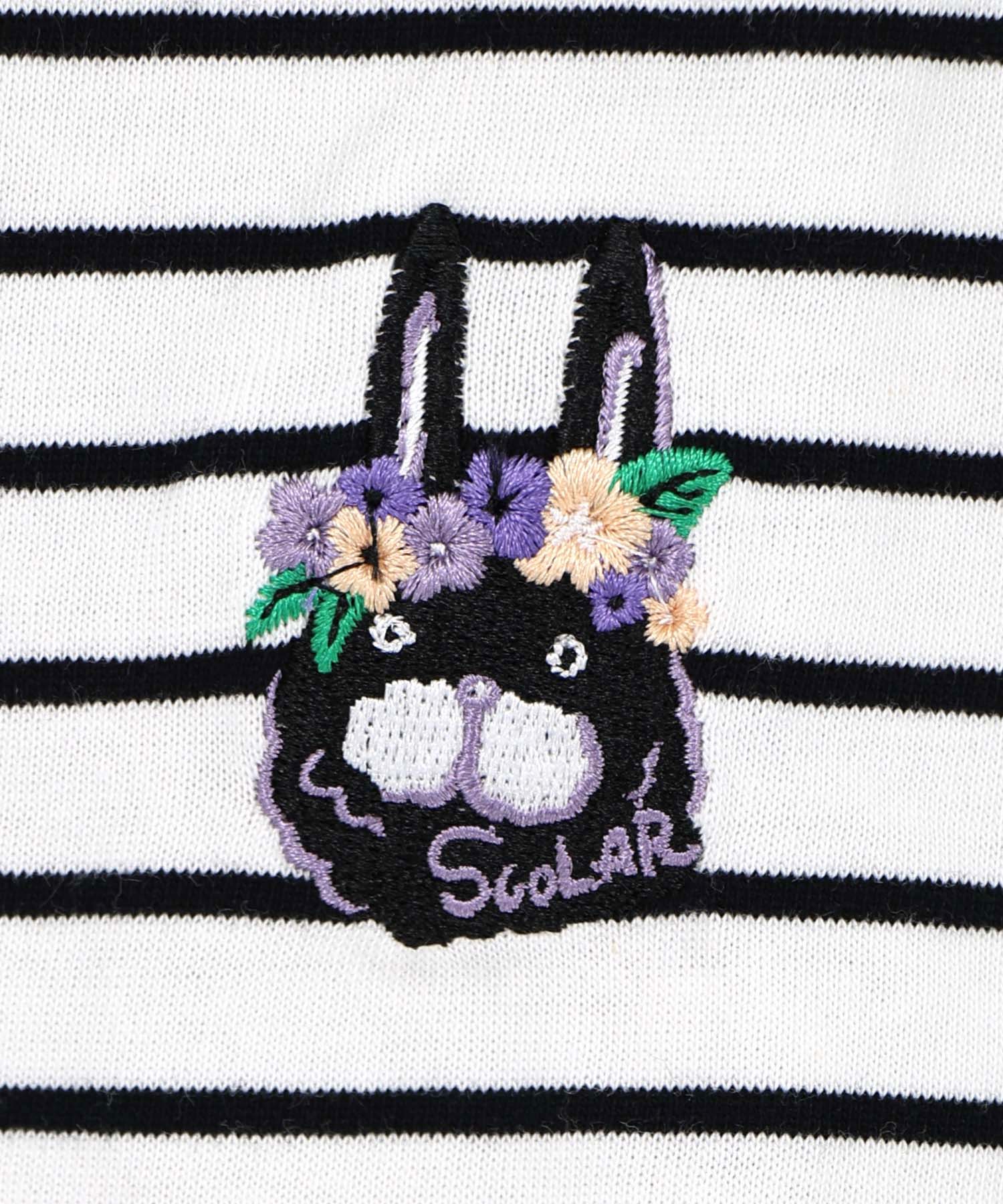 161652：スカラーちゃんポーチ付き3柄展開キャラ刺繍Tシャツの通販-ScoLar