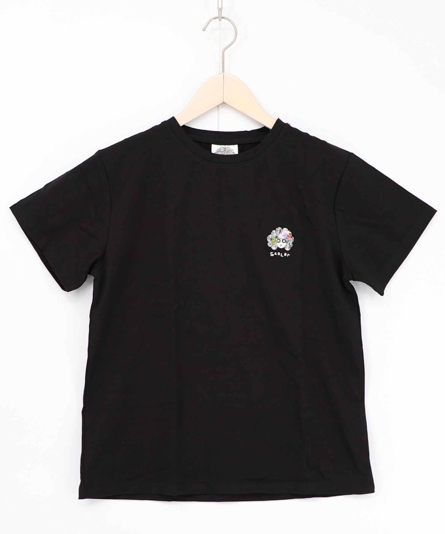 161652：スカラーちゃんポーチ付き3柄展開キャラ刺繍Tシャツの通販-ScoLar